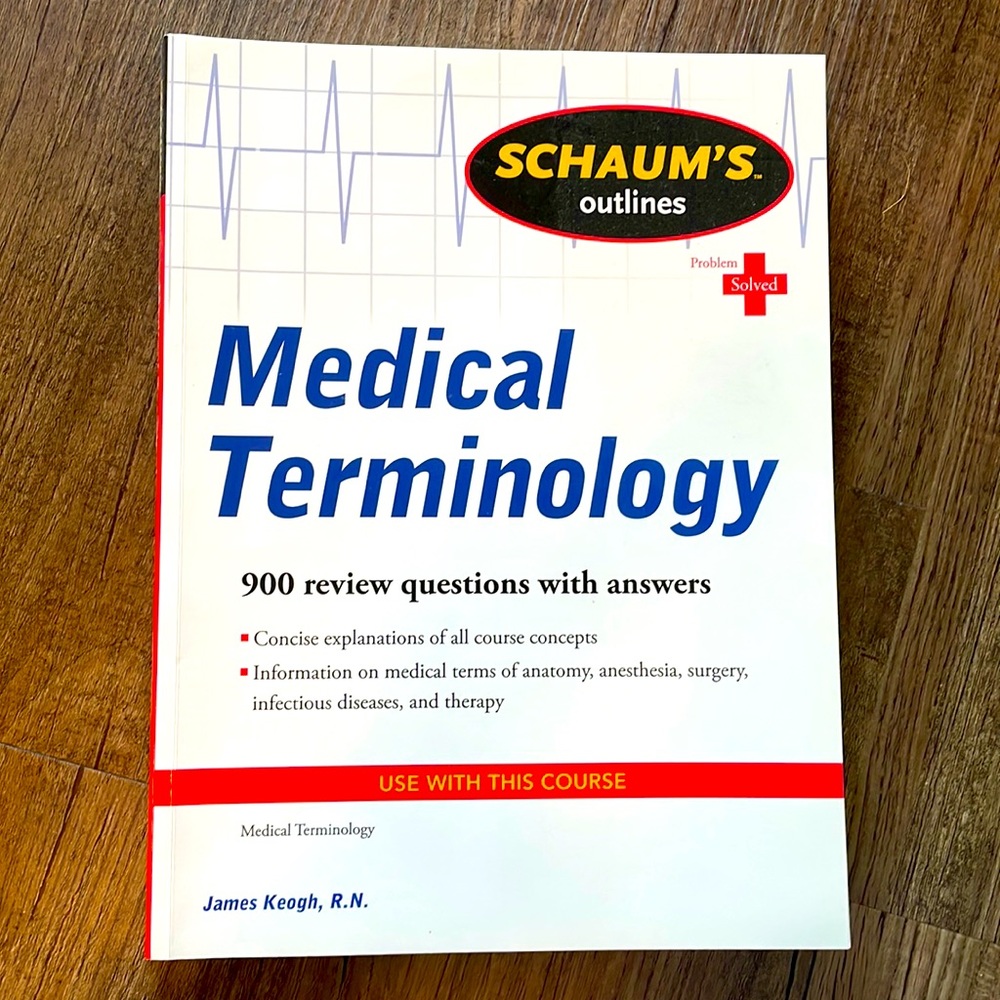 Medical Terminology textbook, 239 pages
